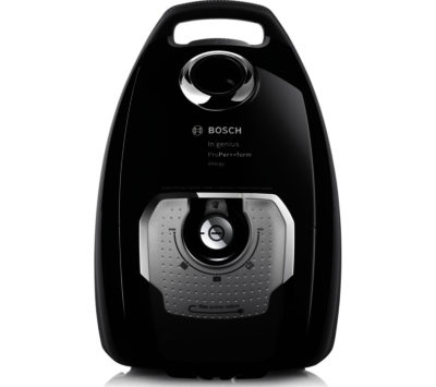 Bosch In'genius ProPerform Cylinder Vacuum Cleaner - Black & Silver